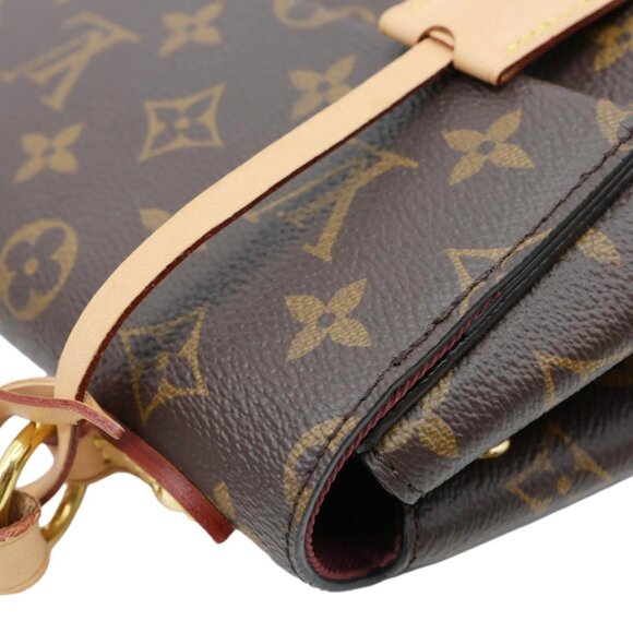 Louis Vuitton  Cluny MM Monogram Canvas Crossbody Bag Brown - Picture 10 of 12